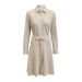 Indigo Bow 133 Shirt Dress Sand