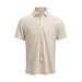 Indigo Bow 133 S/S Shirt Tailored Fit Sand