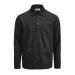 Patch Pocket Overshirt Unisex Black