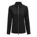 Modern Zip Overshirt Woman Black