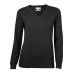 Lady Merino Wool V-Neck Sort