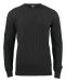 Blakely Knitted Sweater Men Anthracite Melange