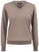 Oakville V-Neck Women Nougat Melange