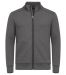 Pemberton Cardigan FZ Men Anthracite Melange