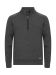 Pemberton Half Zip Men Anthracite Melange
