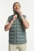 Shibui Down Vest Men grey green