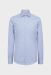 Linus long sleeve skjorte - hvit  lys blå