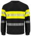 6129 Sweatshirt EN ISO 20471 Kl 1 Yellow/Black