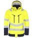 6455 Skalljakke EN ISO 20471 Klasse 3 Yellow/Navy