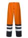 6504 Regnbukse EN ISO 20471 Kl 2 Orange/Navy