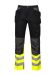 6522 Håndverksbukse EN ISO 20471 Kl 1 Yellow/Black