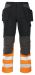 6522 Håndverksbukse EN ISO 20471 Kl 1 Orange/Black