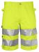 6536 Serviceshorts EN ISO 20471 Kl 2/1 Yellow/Black