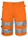 6536 Serviceshorts EN ISO 20471 Kl 2/1 Orange/Black