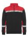 7102 Sweatshirt 1/2 Zip black-red