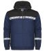 7104 Hettegenser 1/2 Zip navy-black