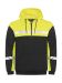 7104 Hettegenser 1/2 Zip Black/Yellow