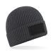 Fashion Patch Beanie Graphite Grey/Black