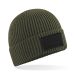 Fashion Patch Beanie Military Green/Black