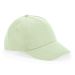 Junior Organic Cotton 5 Panel Cap Pistachio