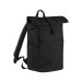 Premium Recycled Roll Top Backpack Sort