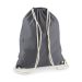 Cotton Gymsac Graphite Grey