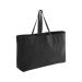 Garment Dyed Oversized Tote Bag vintage black