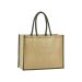 Natural starched jute classic shopper