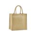 Natural starched jute mini gift bag Natural