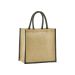 Natural starched jute mini gift bag