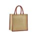 Natural starched jute mini gift bag