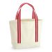 EarthAware® Organic Boat Bag Natural/Classic Red