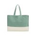 EarthAware® Organic Contrast Shopper sage green-natural