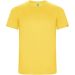 Imola kortermet teknisk t-skjorte for barn Gul