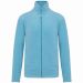 Falco – jakke i microfleece med glidelåser Lyseblå