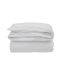 Hotel Percale Duvet White/Beige