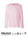 Herre T-skjorte med lange ermer light pink