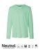 Herre T-skjorte med lange ermer dusty mint
