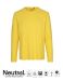 Herre T-skjorte med lange ermer yellow