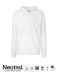 Unisex Jersey Hettejakke white