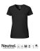 Dame T-skjorte V-neck black
