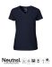 Dame T-skjorte V-neck navy