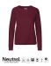 Dame Sweatshirt bordeaux