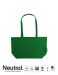 Handlenett med lange håndtak og belg green