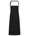 District Wax Bib Apron Black Denim