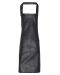 Faux Leather Bib Apron One Size