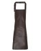 Faux Leather Bib Apron