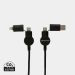 Oakland RCS resirkulert plast 6-i-1 hurtigladende 45W kabel Svart