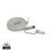 Arc RCS resirkulert ultratynn 60W 2-i-1 magnetisk kabel grå