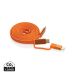 Arc RCS resirkulert ultratynn 60W 2-i-1 magnetisk kabel oransje